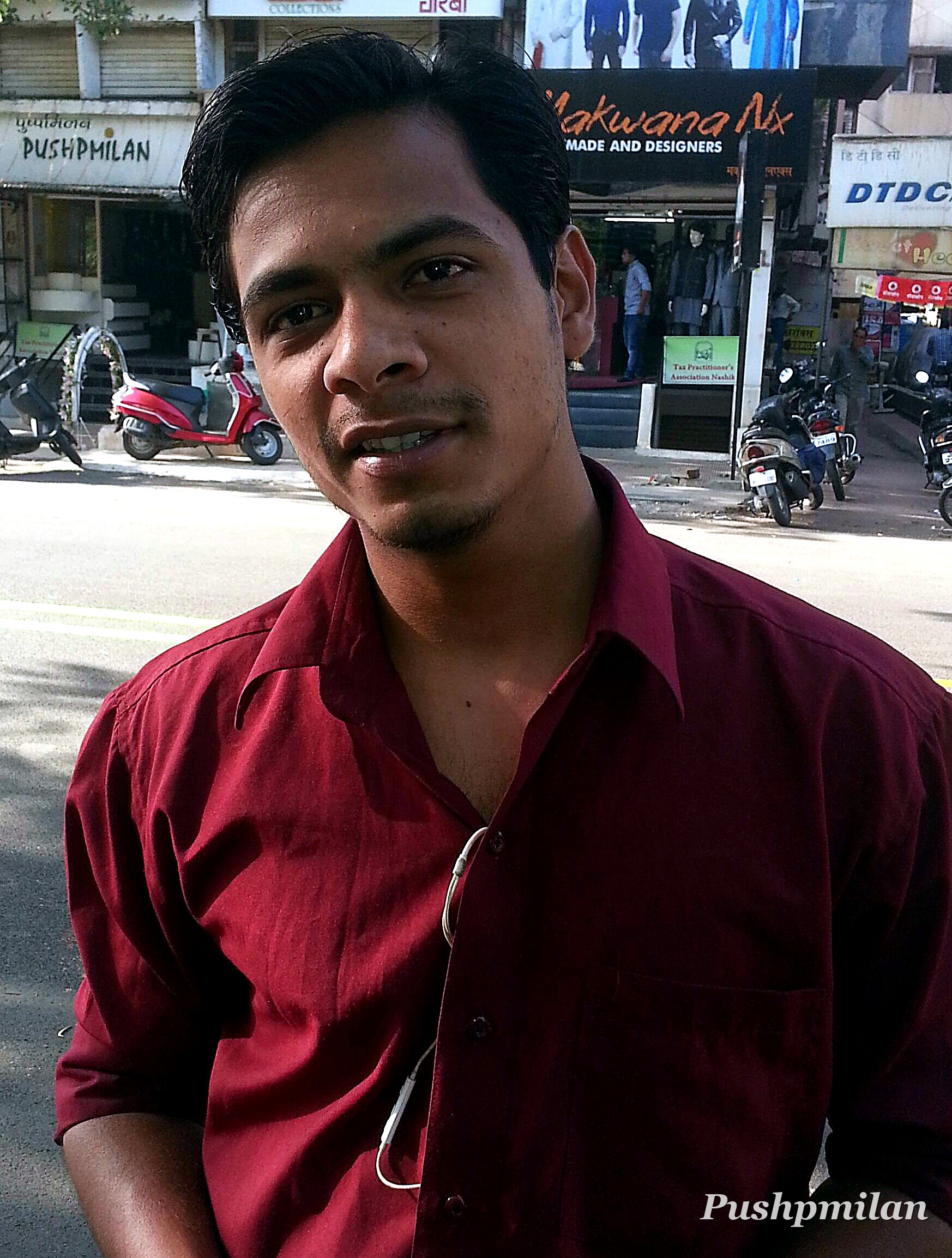 Sachin A. Pund, owner of Pushpmilan